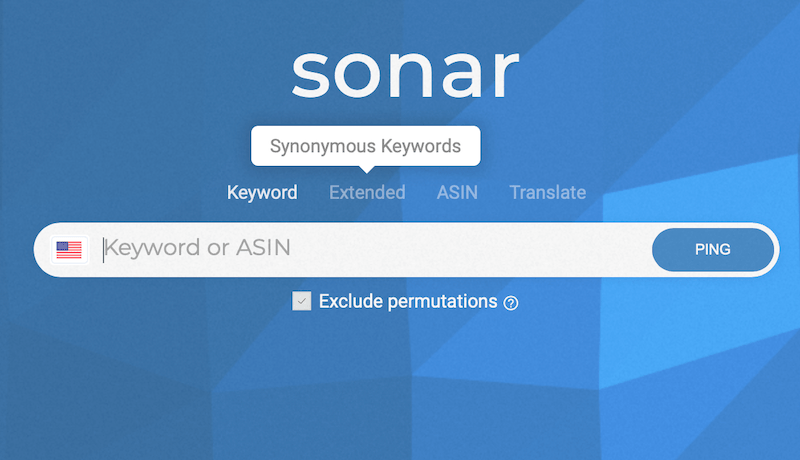 Sonar keyword tool