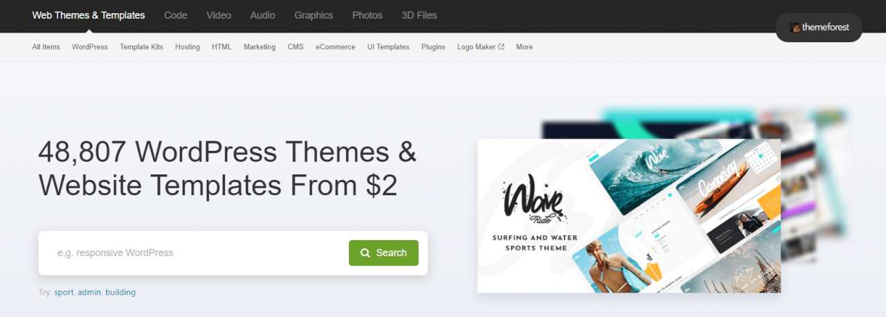 envato themeforest search feature - Themeforest主题风格模版下载服务平台：外洋最大的网站主题风格和模版下载服务平台-shopify店铺-amazon